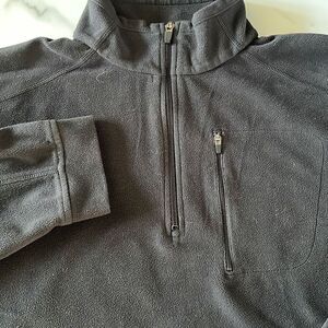L. L. Bean Polyester 1/4 Zip Pullover Sweatshirt Sz. XL